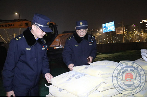 市城管执法局开展施工工地联合督导检查